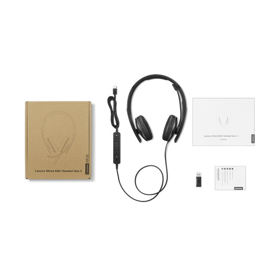 Слушалки Lenovo Wired ANC Headset Gen 2 (Teams)