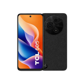 Смартфон TCL 605, 6.67 инча, 4GB RAM, 128GB памет, 50MP камера, Obsidian Black