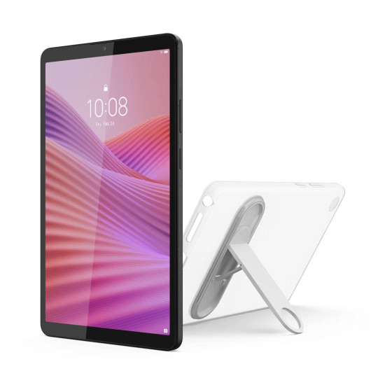 Таблет LENOVO Tab One LTE G85 2.0GHz, 8.7 инча, 1340x800, 4GB DDR4x, 64GB flash, Android 14, Luna Grey + Clear Case