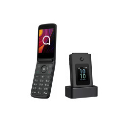 Телефон TCL onetouch 4043, 3.2 инча QVGA, 2 SIM, 2MP камера, 4G, Dark grey