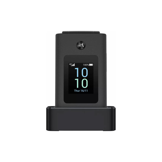Телефон TCL onetouch 4043, 3.2 инча QVGA, 2 SIM, 2MP камера, 4G, Dark grey