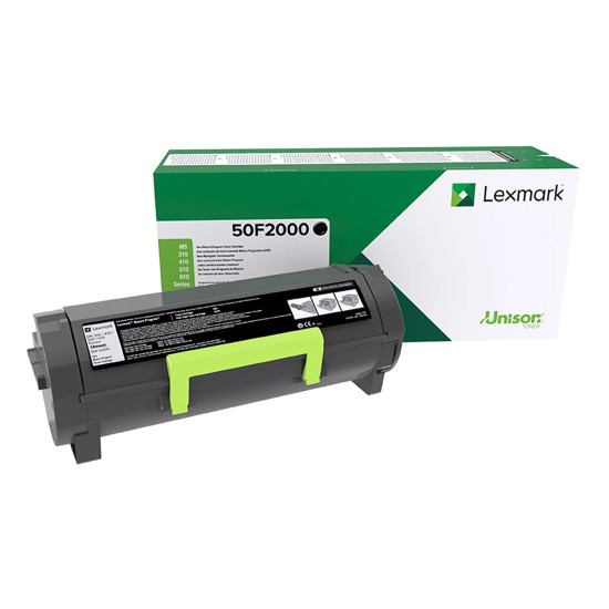Тонер касета LEXMARK 502, 50F2000, Black