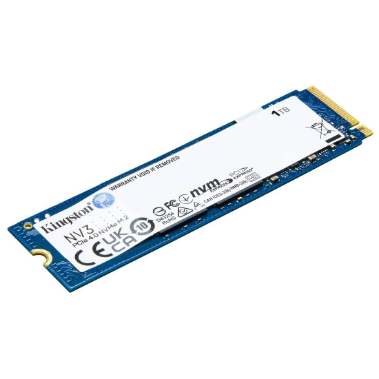 Вътрешен SSD диск KINGSTON 1000GB NV3, M.2 2280, PCIe 4.0