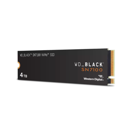 Вътрешен SSD диск WESTERN DIGITAL BLACK SN7100 4TB, M.2 PCIe Gen 4.0, NVMe, до 7000MB/s, TLC NAND