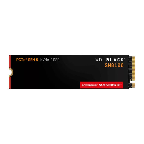 Вътрешен SSD диск Western Digital Black SN8100, 4TB, PCIe 5.0, M.2 NVMe