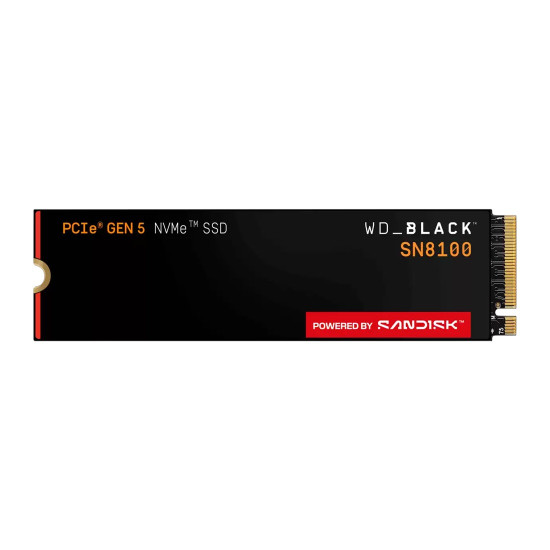 Вътрешен SSD диск Western Digital Black SN8100, 4TB, PCIe 5.0, M.2 NVMe