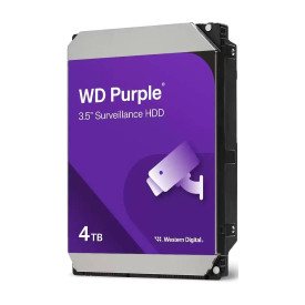 Вътрешен твърд диск Western Digital Purple, 4 TB, SATA, 3.5 инча, 128 MB кеш