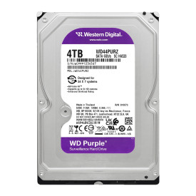 Вътрешен твърд диск Western Digital Purple, 4 TB, SATA, 3.5 инча, 128 MB кеш