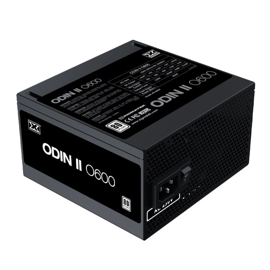 Захранване Xigmatek Odin II, 600 W, AC 230 V, DF APFC, 80 Plus, Black