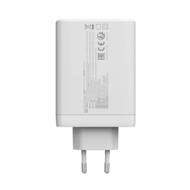 Зарядно CANYON CU140ACC GaN, 150W, 3xPD, 1xQC, EU, White