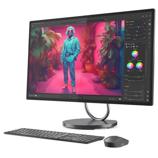 All-in-One компютър Lenovo Yoga AIO 32ILL10, 31.5 инча, Ultra HD, Intel Core Ultra 7 256V, Intel Arc 140V, 16GB LPDDR5X 8533 MHz, 1TB SSD , Windows 11 Home
