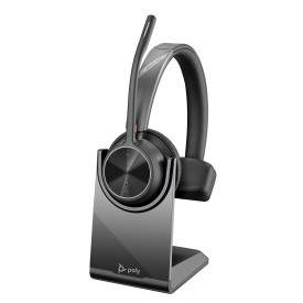 Безжични слушалки HP Poly Voyager 4310, USB-C, BT700 адаптер, Стойка за зареждане