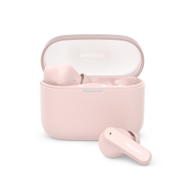 Безжични слушалки Philips, in-ear, 32h playtime, Pink