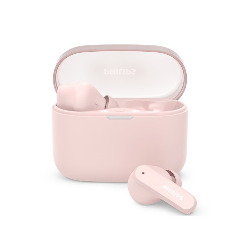 Безжични слушалки Philips, in-ear, 32h playtime, Pink