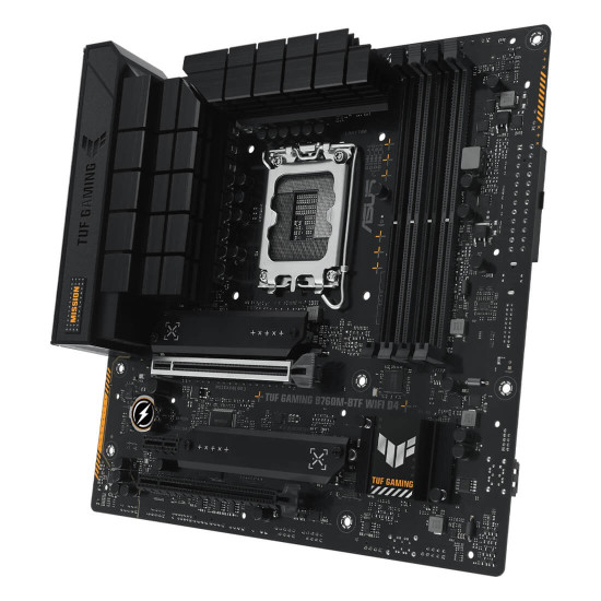 Дънна платка ASUS TUF GAMING B760M-BTF WIFI D4, LGA1700, B760, USB 3.2 Gen 2x2, 90MB1E50-M0EAY0