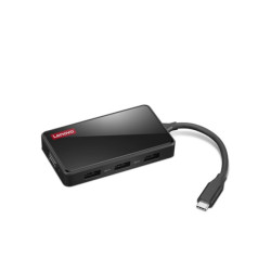 Докинг станция Lenovo GX91M73945, USB-C, HDMI 4K, 2 x USB-A 3.2, USB-C Power Delivery, RJ-45