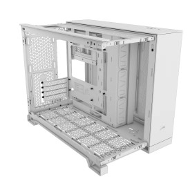 Кутия за компютър Corsair 2500X, Mid-Tower, Dual Chamber, Tempered Glass, Micro-ATX, Mini-ITX, White