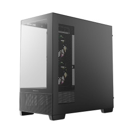 Кутия за компютър DeepCool CG380U-3F, Mid Tower, 2 x USB 3.0, 1 x USB Type-C, 1 x Audio, Black