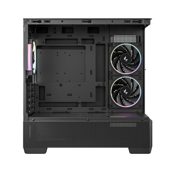 Кутия за компютър DeepCool CG380U-3F, Mid Tower, 2 x USB 3.0, 1 x USB Type-C, 1 x Audio, Black