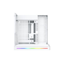 Кутия за компютър Pano II Arctic EN48425, 2 x USB 3.0, USB Type-C, извит панел от закалено стъкло, White