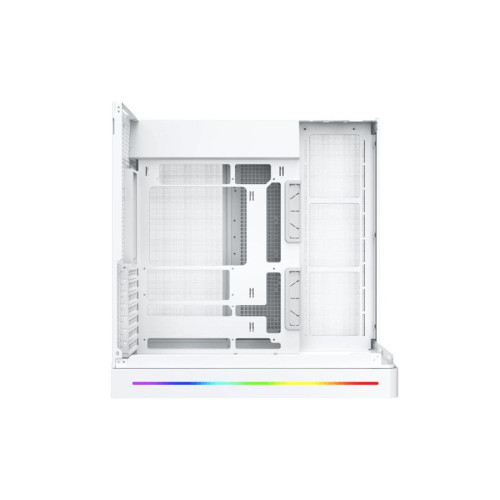 Кутия за компютър Pano II Arctic EN48425, 2 x USB 3.0, USB Type-C, извит панел от закалено стъкло, White