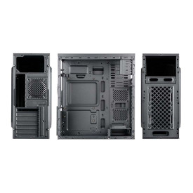 Кутия за компютър TrendSonic FC-F56A-USB-C, ATX, 7 слота, 1 x 5.25 инча, 2 x 3.5 инча H.D., 2 x 2.5 инча SSD, 2 x USB 3.0, 1 x Type-C, 1 x AUDIO, PSU 550W, 12 см, 20+4 pin