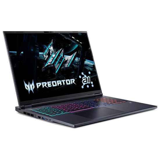 Лаптоп Acer Predator Helios Neo 18 AI, PHN18-72-76RA, Intel Core Ultra 7 255HX, 18 инча, 2560x1600, 16GB RAM, 1TB SSD, RTX5060 8GB