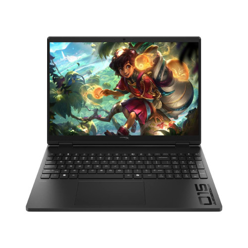 Лаптоп HP HyperX OMEN 15-gb0014nn, AMD Ryzen 9 8940HX, 15.3 инча, NVIDIA GeForce RTX 5060, 16 GB RAM, 1 TB SSD, FreeDOS