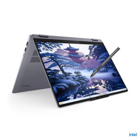 Лаптоп LENOVO IdeaPad 5 2-in-1 Intel Core Ultra 5 225U, 16 инча, WUXGA Touch, 16GB DDR5, 512GB SSD, Luna Grey, Windows 11 Home