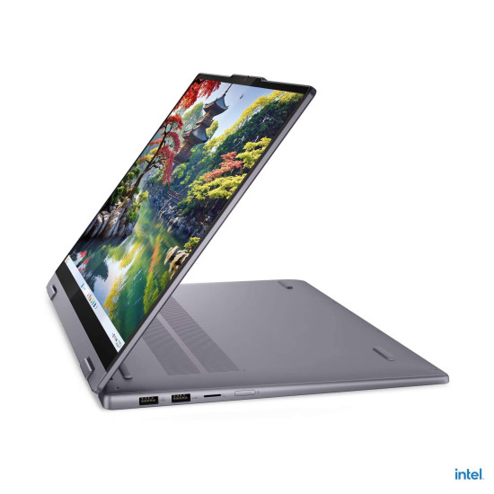 Лаптоп LENOVO IdeaPad 5 2-in-1 Intel Core Ultra 5 225U, 16 инча, WUXGA Touch, 16GB DDR5, 512GB SSD, Luna Grey, Windows 11 Home