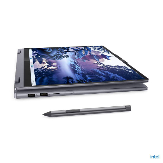 Лаптоп LENOVO IdeaPad 5 2-in-1 Intel Core Ultra 5 225U, 16 инча, WUXGA Touch, 16GB DDR5, 512GB SSD, Luna Grey, Windows 11 Home