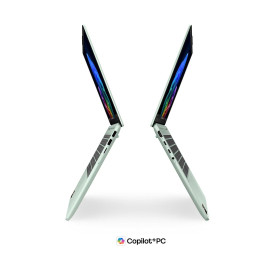 Лаптоп Lenovo IdeaPad Slim 5, AMD Ryzen AI 5 430, 14 инча WUXGA OLED, 16GB DDR5 RAM, 512GB SSD, Breeze Moss