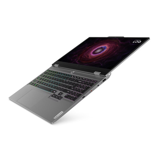 Лаптоп Lenovo LOQ 15ARP9, 15.6 инча, FHD, IPS, AMD Ryzen 5 7235HS, NVIDIA RTX 3050 6GB, 24GB RAM, 1TB SSD, Windows 11 Home, Luna Grey