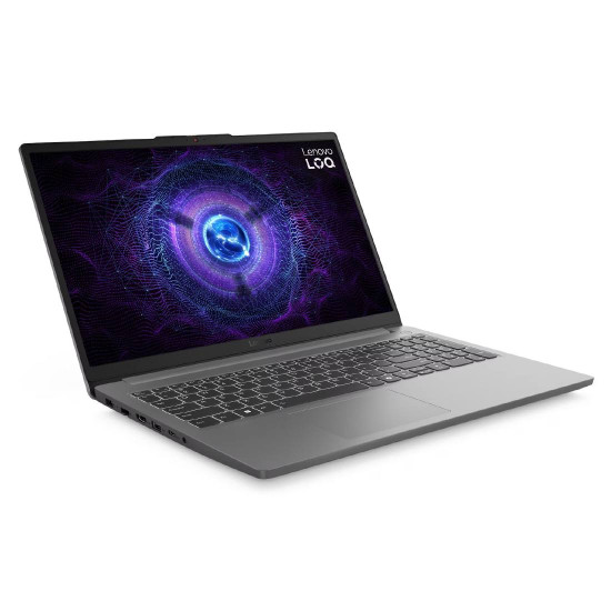 Лаптоп Lenovo LOQ Essential 15IAX9E, Intel Core i5-12450HX, 15.6 инча FHD 144Hz, 16GB DDR5, 512GB SSD, RTX3050 6GB, Luna Grey