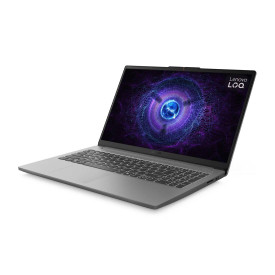 Лаптоп Lenovo LOQ Essential 15IAX9E, Intel Core i5-12450HX, 15.6 инча FHD 144Hz, 16GB DDR5, 512GB SSD, RTX3050 6GB, Luna Grey