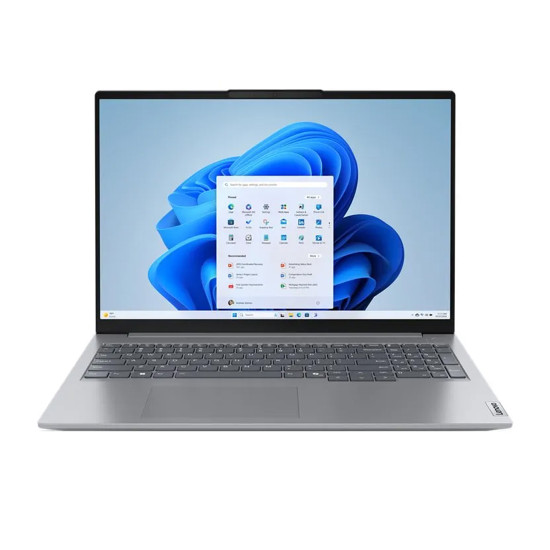 Лаптоп Lenovo ThinkBook 16 G7 ARP, 16 инча, AMD Ryzen 7 7735HS, 32GB DDR5, 1TB SSD, IPS WUXGA 1920x1200, Radeon 680M, FreeDOS, Storm Grey