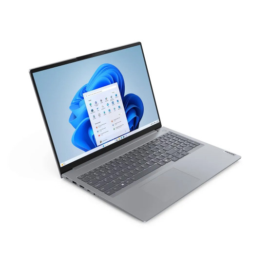 Лаптоп Lenovo ThinkBook 16 G7 ARP, 16 инча, AMD Ryzen 7 7735HS, 32GB DDR5, 1TB SSD, IPS WUXGA 1920x1200, Radeon 680M, FreeDOS, Storm Grey