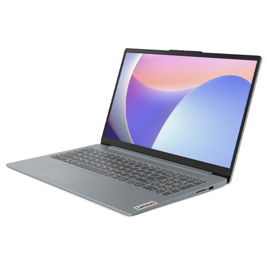 Лаптоп LENOVO IdeaPad Slim 3, Intel Core i3-N305, 15.6 инча, FHD, 8GB DDR5, 512GB SSD, Сив