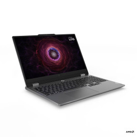 Лаптоп LENOVO LOQ, AMD Ryzen 7 7445HS, 15.6 инча Full HD, 144Hz, RTX 3050 6GB, 16GB DDR5 RAM, 512GB SSD, Luna Grey
