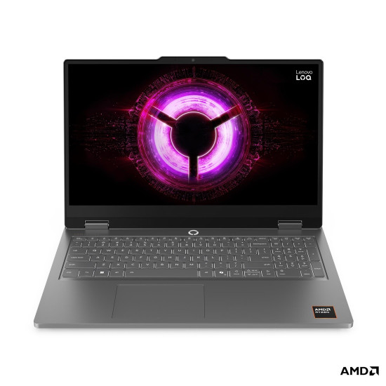 Лаптоп LENOVO LOQ Essential, AMD Ryzen 7 170, 15.6 инча Full HD, 144Hz, RTX 5060 8GB, 16GB DDR5 RAM, 512GB SSD, Luna Grey