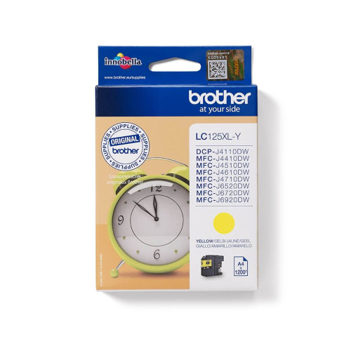 Мастило BROTHER LC125XLY, Yellow