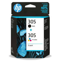 Мастило HP 305, 6ZD17AE, 2-Pack Tri-color+Black