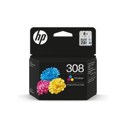 Мастило HP 308 Original ink, Tri-colour