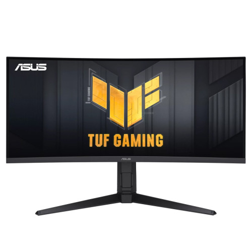 Монитор ASUS TUF Gaming VG34VQEL1A, 34 инча, VA панел, 3440x1440 UWQHD, 100Hz, 1ms