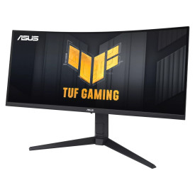 Монитор ASUS TUF Gaming VG34VQEL1A, 34 инча, VA панел, 3440x1440 UWQHD, 100Hz, 1ms