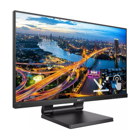 Монитор Philips 242B1TC/01, 23.8 инча IPS, FHD, тъчскрийн, 75Hz, 4ms, HDMI, DP, 3xUSB3.2