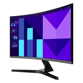 Монитор Samsung LS27D392GAUXEN S39GD, 27 инча FHD, Curved, 16:9, VA, 100Hz, 250 cd/2, 4000:1, 4ms, Built-in Speakers, 1xHDMI, 1xVGA