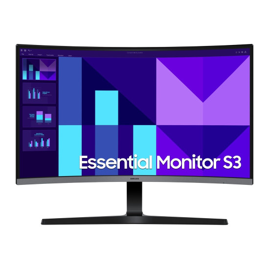 Монитор Samsung LS27D392GAUXEN S39GD, 27 инча FHD, Curved, 16:9, VA, 100Hz, 250 cd/2, 4000:1, 4ms, Built-in Speakers, 1xHDMI, 1xVGA
