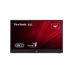 Монитор VIEWSONIC VA1655, 15.6 inch, 1920x1080, 16:9, HDMI 2xUSB-C