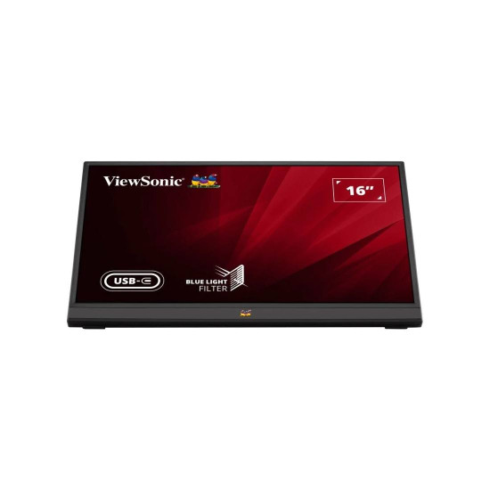 Монитор VIEWSONIC VA1655, 15.6 inch, 1920x1080, 16:9, HDMI 2xUSB-C